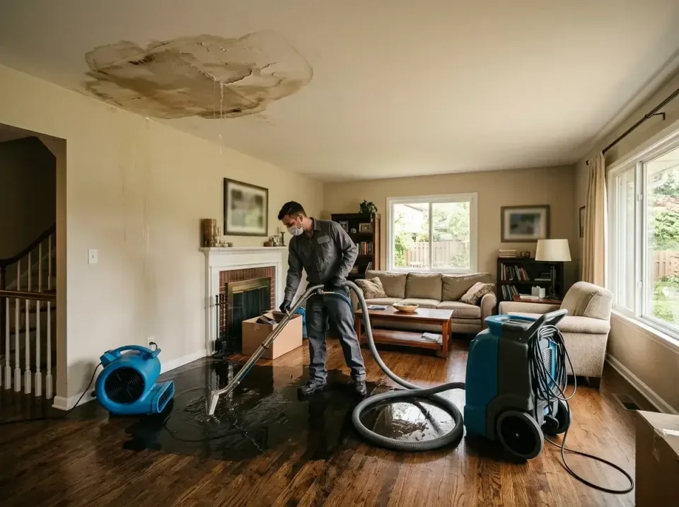 attic-pipe-burst-ceiling-drip-008 — frequently asked questions, Water Damage Restoration & Carpet Care in Lawrenceburg, TN